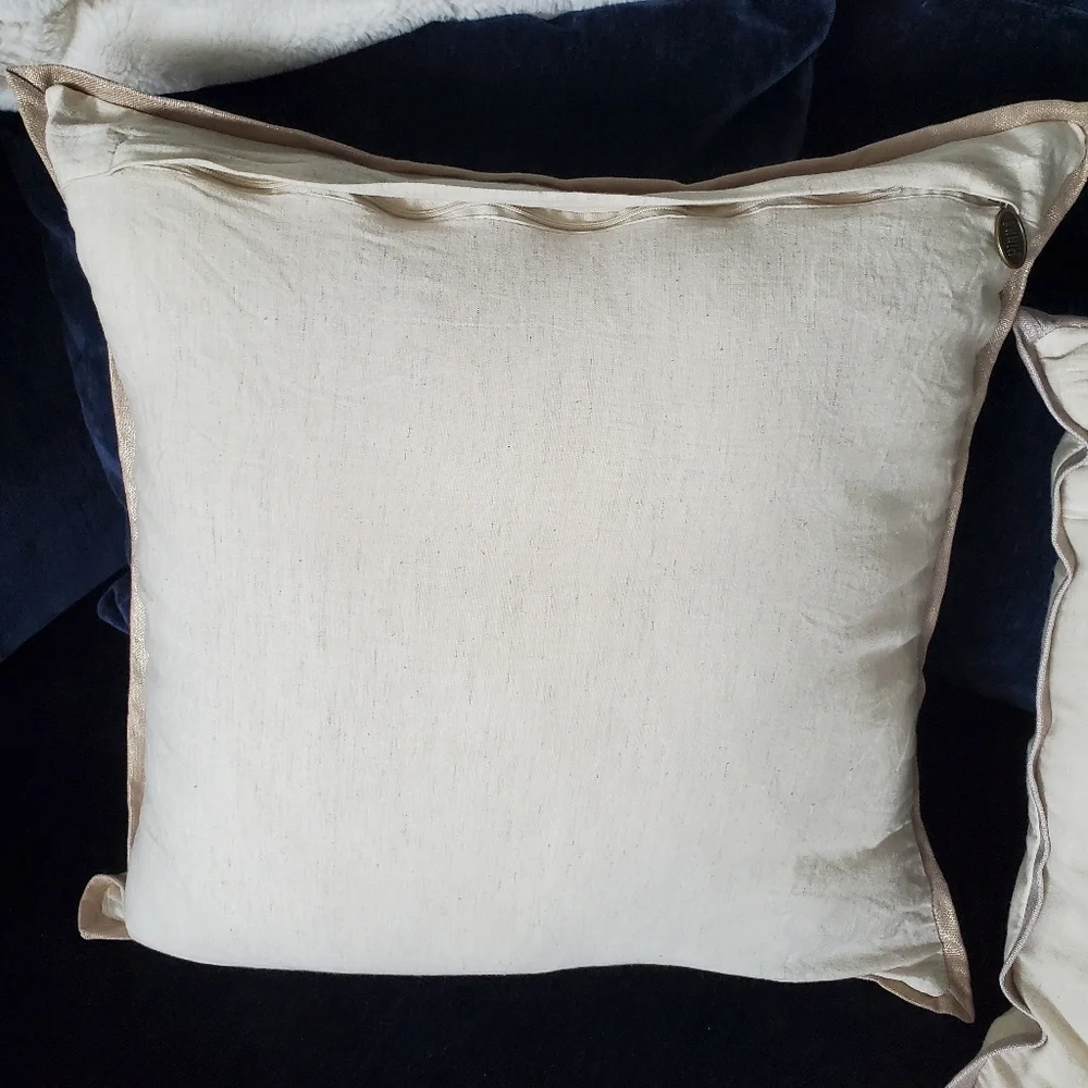 Pier 1 Imports Beaded Pillow Set of 2 Home Decor Everyday Spring Luxury